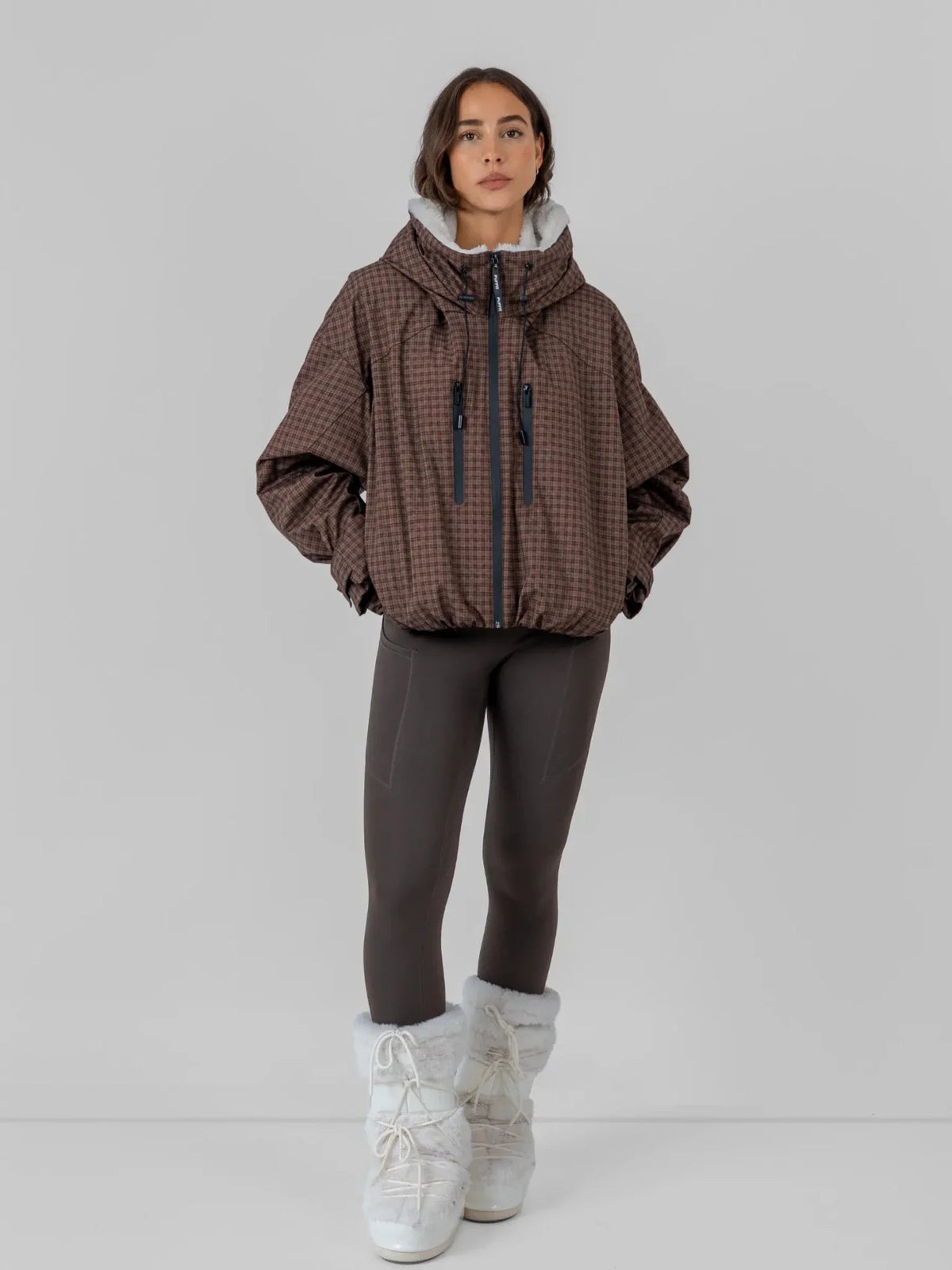 PK17 Faux Fur-26-Brown Check-F