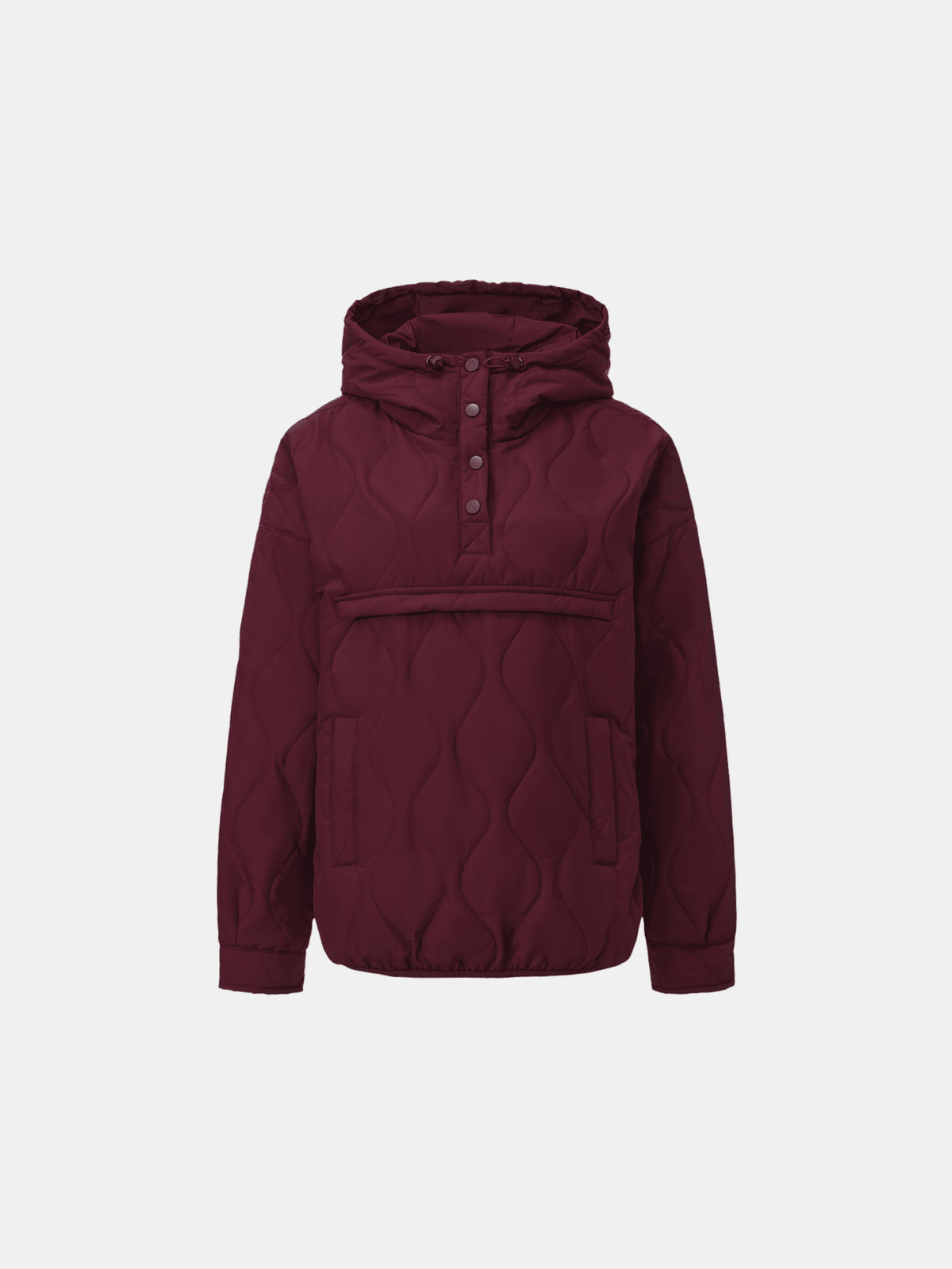 WarmCore™ Kangaroo Pocket Packable Quilted Puffer Hoodie