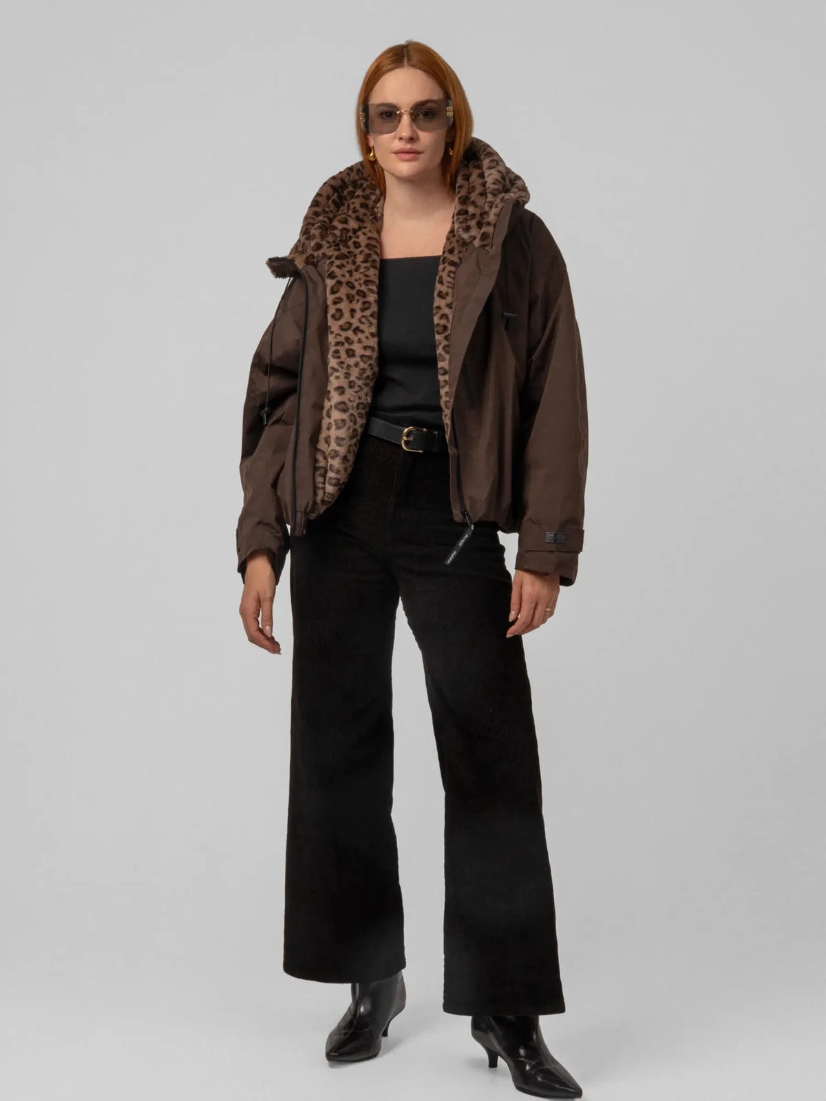 Brown Leopard Lining+