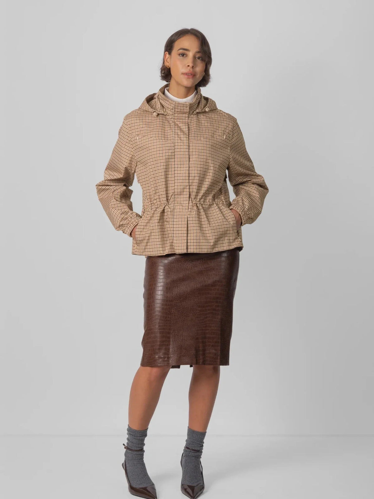 PK15NEW-26-Beige Houndstooth-S