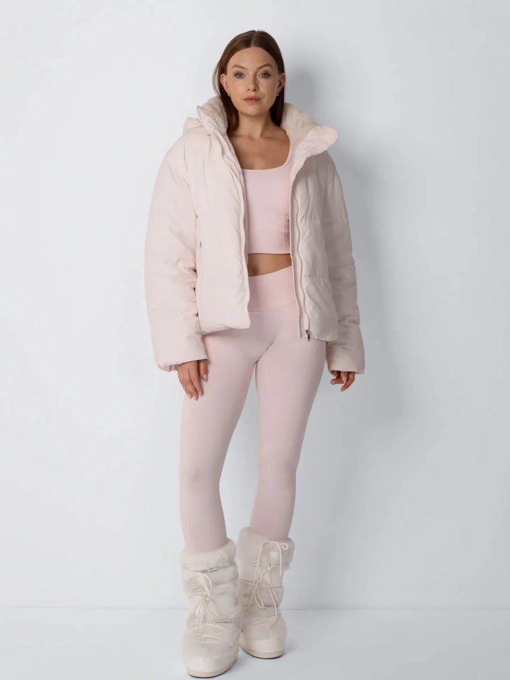 Pale Pink wearing Le Trench